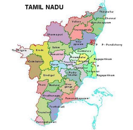 মানচিত্র, চেন্নাই, তামিল নাড়ু